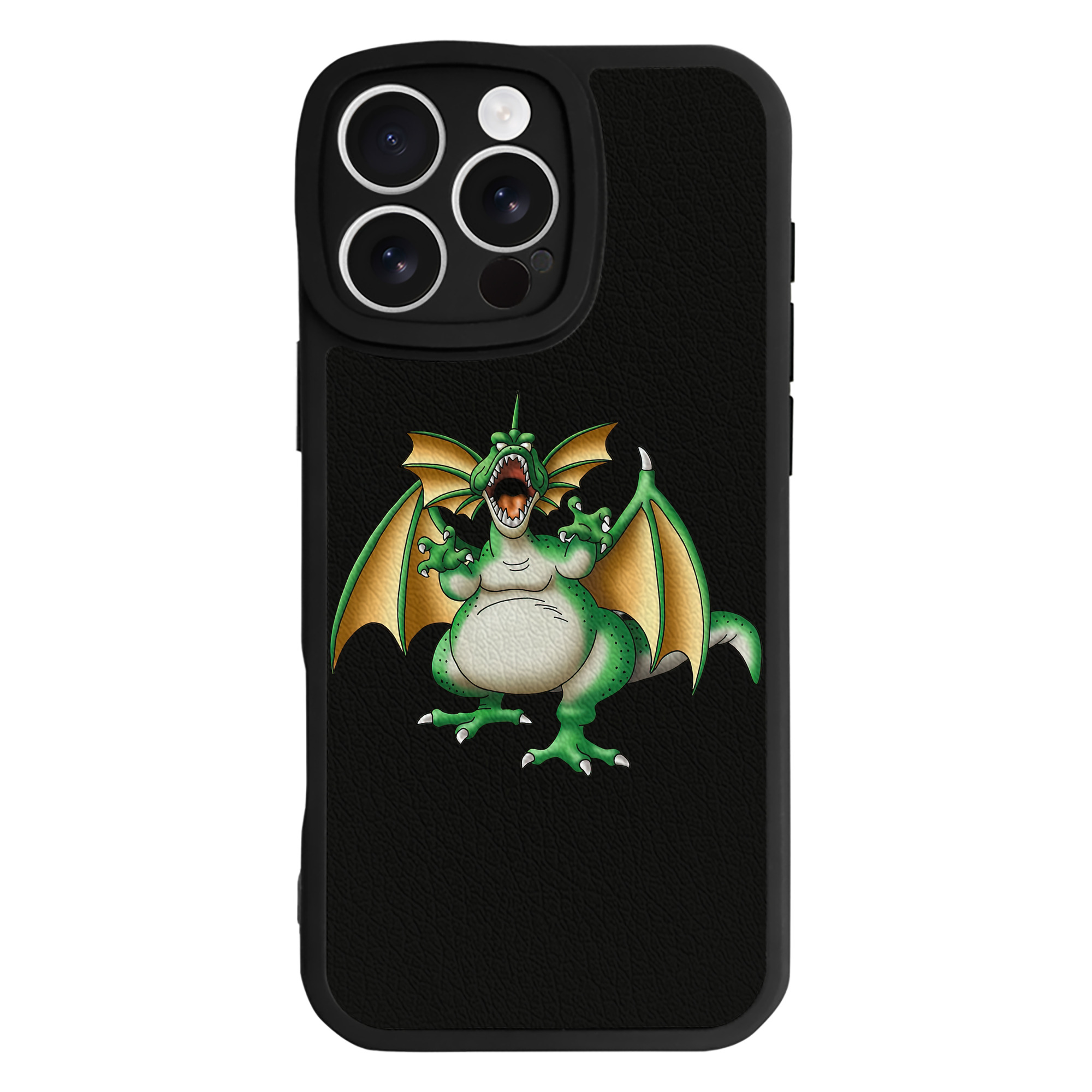 （画像用） ドラゴンクエスト Doragon Kuesuto Dragon Quest 【iPhone 16シリーズ対応】シリコンスマホケース（レザー調） 材質：シリコン